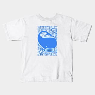 Vibrant Whale Abstract Art Kids T-Shirt